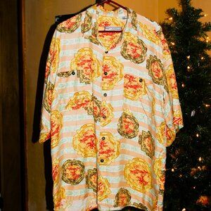 Ted Lapidus Homme Paris 100% Silk Shirt